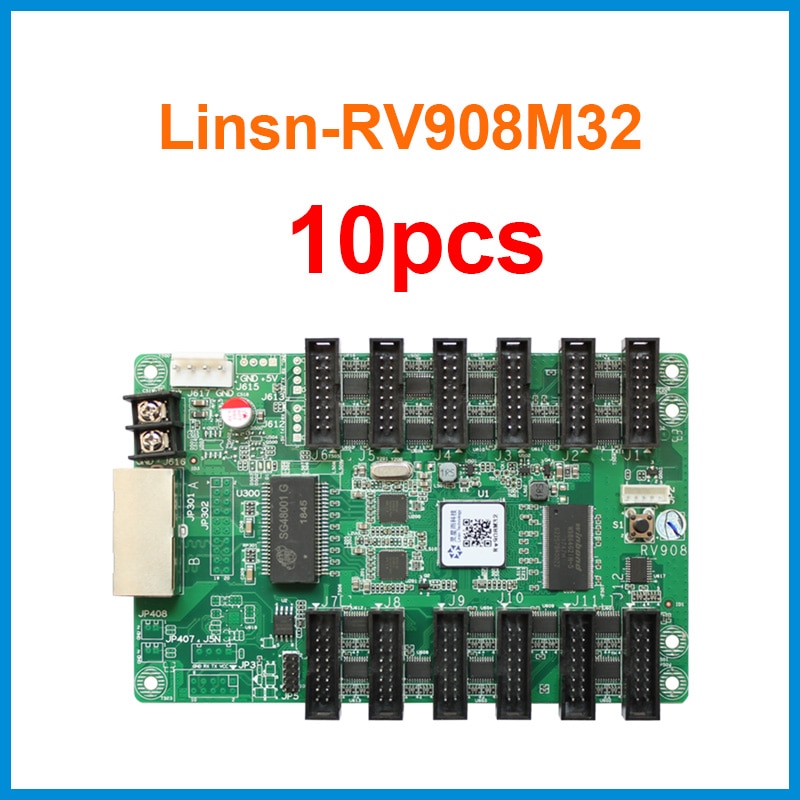 10pcs Linsn RV908 RV908M32  ī 12 * Hub75E Ʈ  P2/P2.5/P3 ǳ 1/32 ĵ LED  ÷